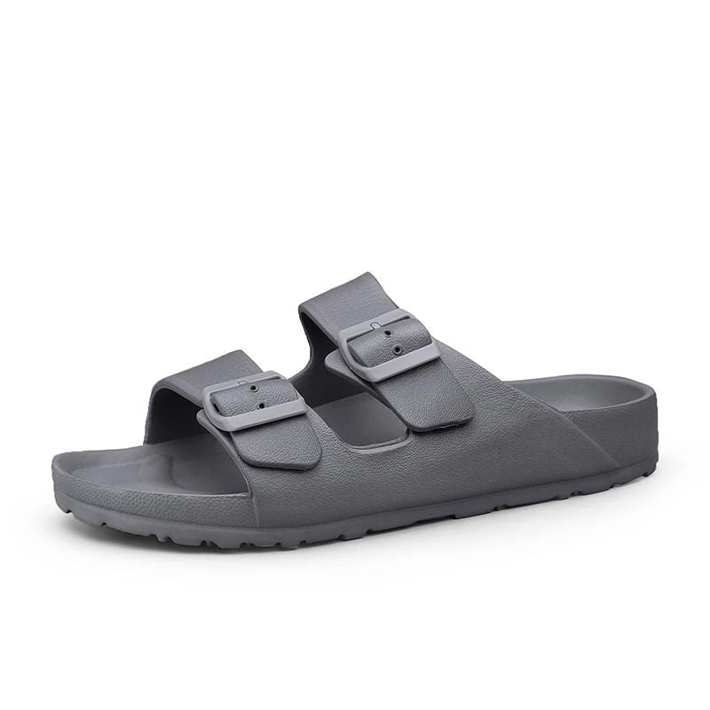 Mens Adjustable Summer Slides Lightweight Anti Slip Slippers 2