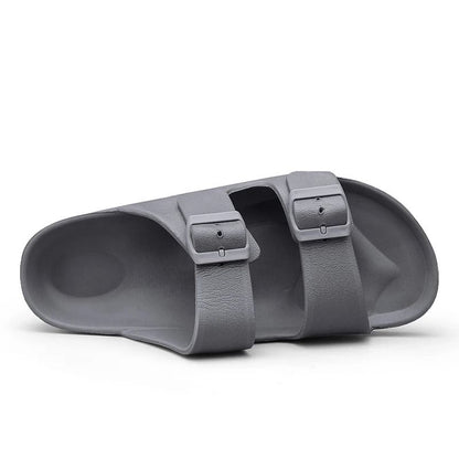Mens Adjustable Summer Slides Lightweight Anti Slip Slippers 4