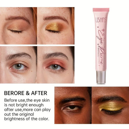Long Lasting Eye Primer Concealer, Natural Face Makeup Cream, High-Gloss Finish, Beauty Essential for Perfect Coverage
