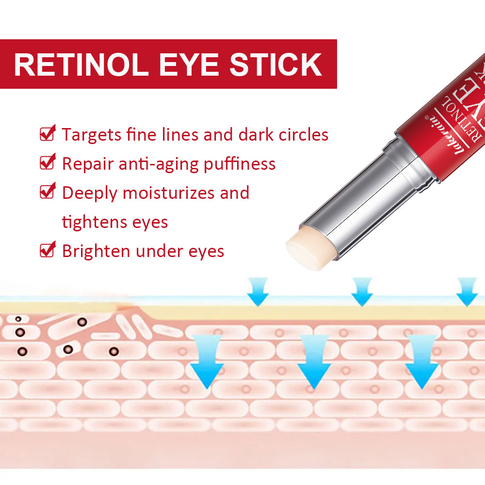 Retinol Anti-Wrinkle Eye Cream, Brighten Eye Primer, Remove Dark Circles, Eye Bags, Anti Aging Lifting Moisturizing
