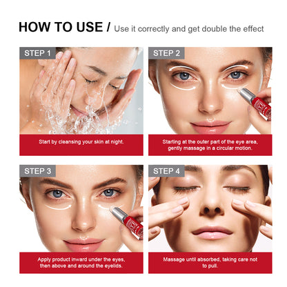 Retinol Anti-Wrinkle Eye Cream, Brighten Eye Primer, Remove Dark Circles, Eye Bags, Anti Aging Lifting Moisturizing