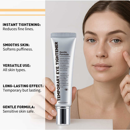 Instant Eye Firming Cream 20ML, Temporary Eye Tightener, Smooth Fine Line Facial Makeup Primer, Gentle Eye Care