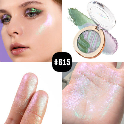 Duochrome Highlighter Pigment, Glitter Long-lasting Multichrome, Professional Makeup Cosmetic for Women