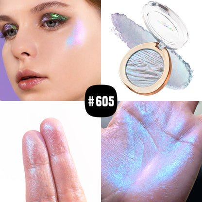 Duochrome Highlighter Pigment, Glitter Long-lasting Multichrome, Professional Makeup Cosmetic for Women