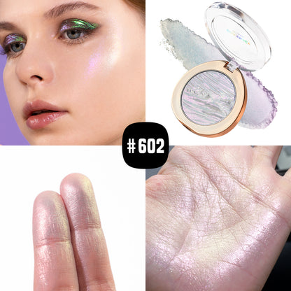 Duochrome Highlighter Pigment, Glitter Long-lasting Multichrome, Professional Makeup Cosmetic for Women
