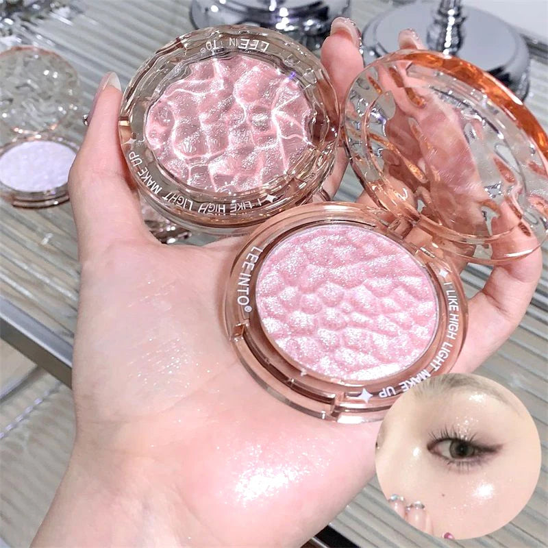 Glitter Highlight Contour Palette High Gloss Powder Natural Gloss Contour Concealer LongLasting Lig 1