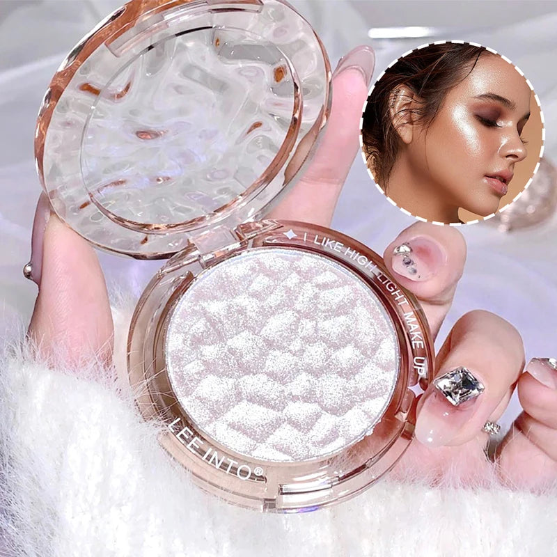 Glitter Highlight Contour Palette High Gloss Powder Natural Gloss Contour Concealer LongLasting Lig 2