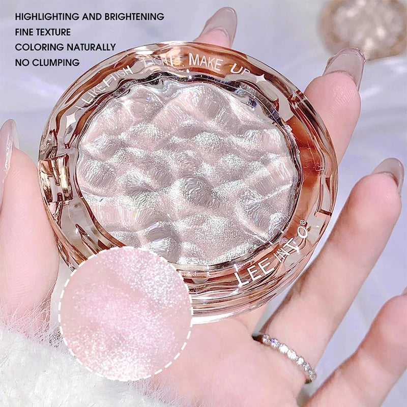 Glitter Highlight Contour Palette High Gloss Powder Natural Gloss Contour Concealer LongLasting Lig 3