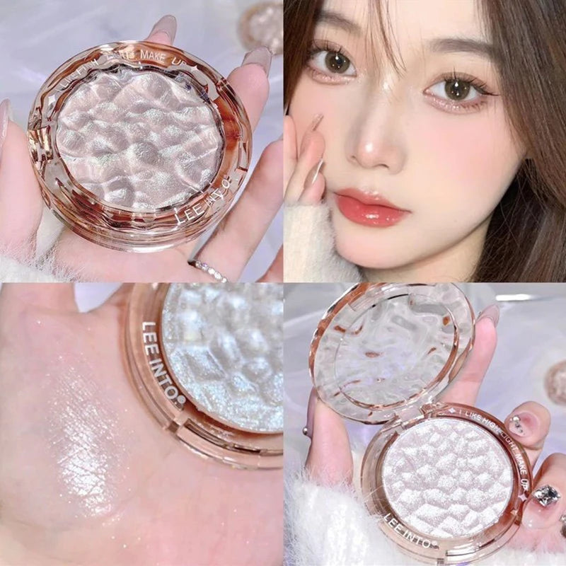 Glitter Highlight Contour Palette High Gloss Powder Natural Gloss Contour Concealer LongLasting Lig 7