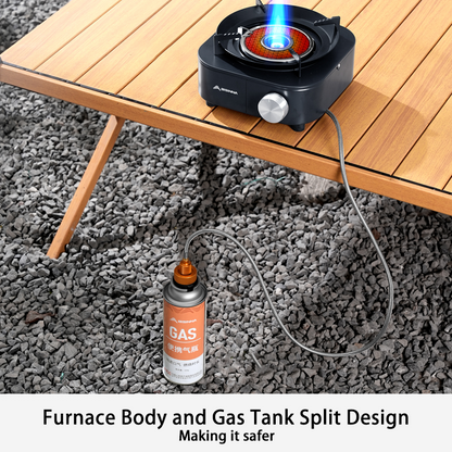Portable BISINNA Infrared Stove High-Power Gas Burner Split Type Camping Stove Lightweight Outdoor Hiking Picnic Cooking