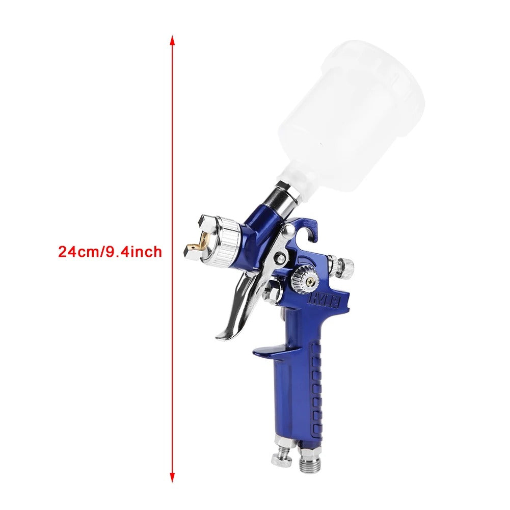 Professional Nozzle Mini Pneumatic Spray Gun Car Painting Repair Tool Gravity Feed Furniture Model  4