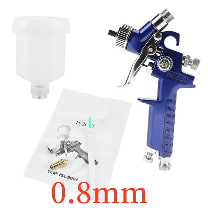 Professional Nozzle Mini Pneumatic Spray Gun Car Painting Repair Tool Gravity Feed Furniture Model  6