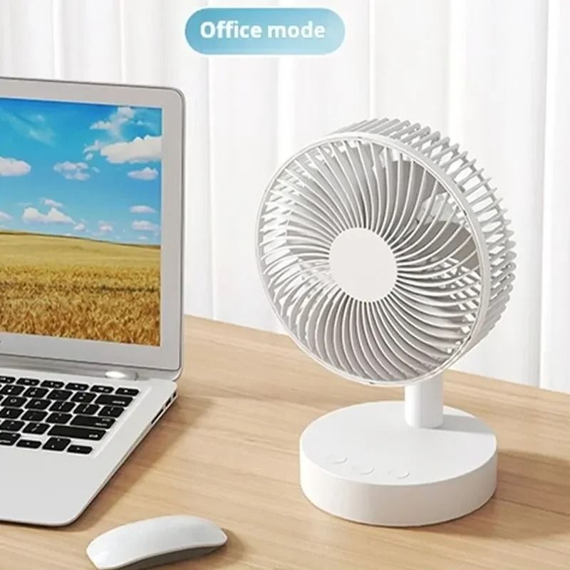 Rechargeable Portable Desktop Fan With Adjustable Speeds And Quiet Operation 5