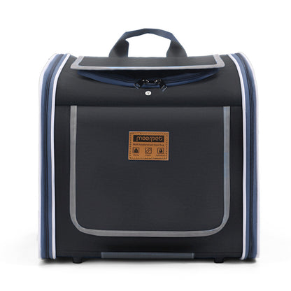 Mo Chong Car-Mounted Pet Bag, Nordic-Style Cat & Dog Carrier, Portable Handheld & Backpack for Bicycle & Outdoor Use