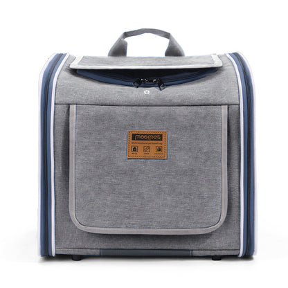 Mo Chong Car-Mounted Pet Bag, Nordic-Style Cat & Dog Carrier, Portable Handheld & Backpack for Bicycle & Outdoor Use