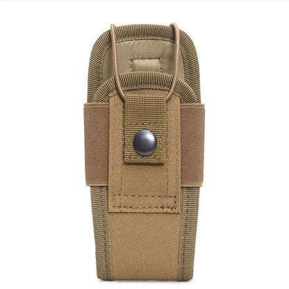 Oxford Tactical Walkie-Talkie Pouch Portable Outdoor Hunting Waist Bag, Sports Fanny Pack with Interphone Protective