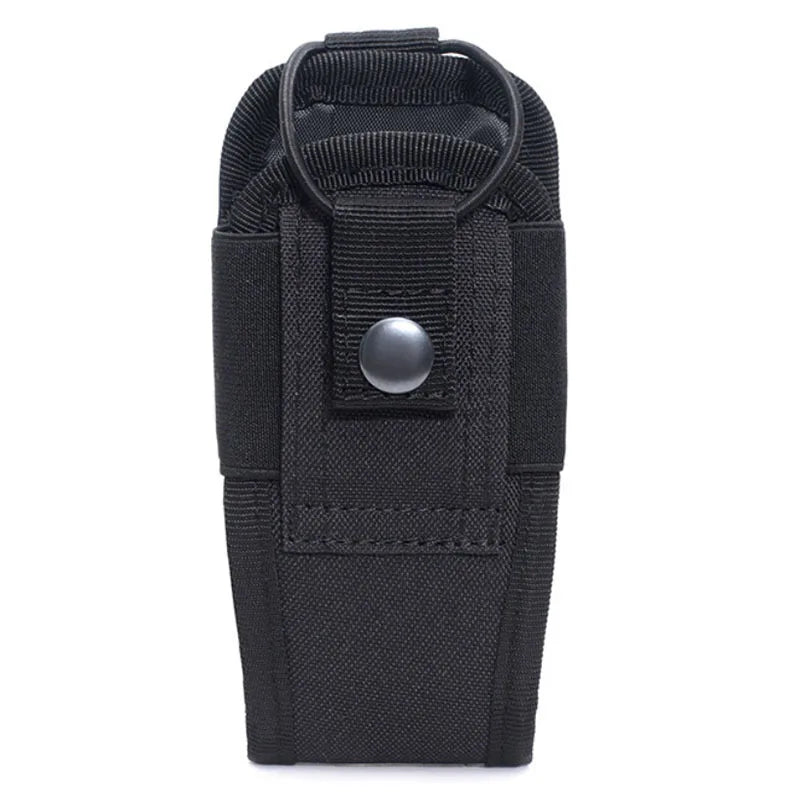 Oxford Tactical Walkie-Talkie Pouch Portable Outdoor Hunting Waist Bag, Sports Fanny Pack with Interphone Protective