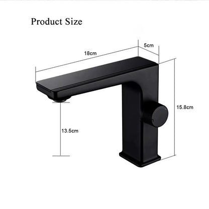 Digital Display LED Bathroom Faucet With Hot And Cold Water Mixer 4