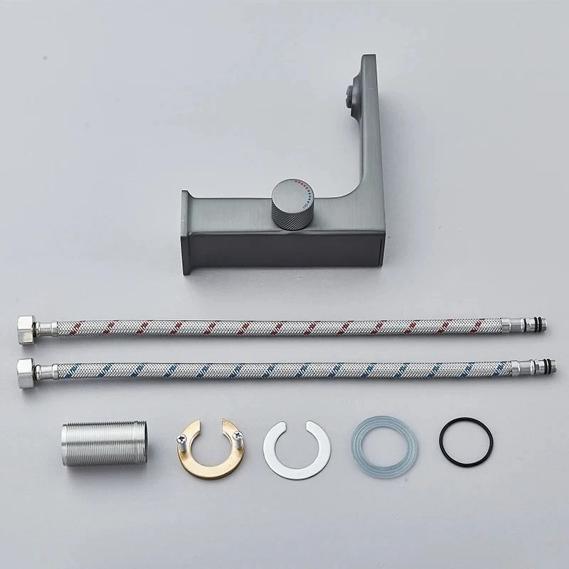 Digital Display LED Bathroom Faucet With Hot And Cold Water Mixer 5