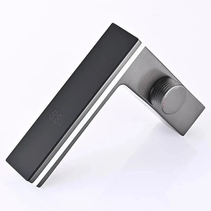 Digital Display LED Bathroom Faucet With Hot And Cold Water Mixer 6