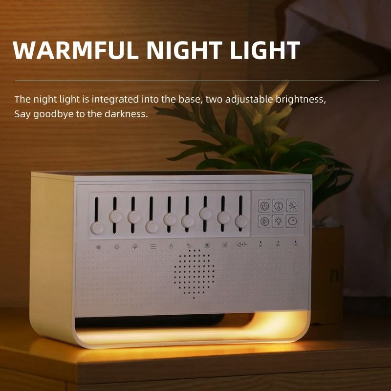 3in1 Flame Effect Aroma Diffuser Humidifier With White Noise And Bluetooth Speaker 6