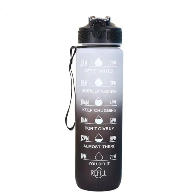 Plastic Sport Water Bottle Leakproof With Straw And Carry Handle 9