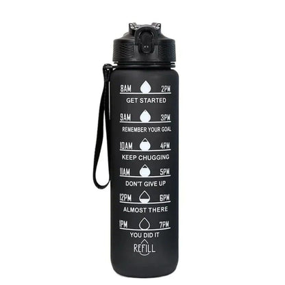 Plastic Sport Water Bottle Leakproof With Straw And Carry Handle 6