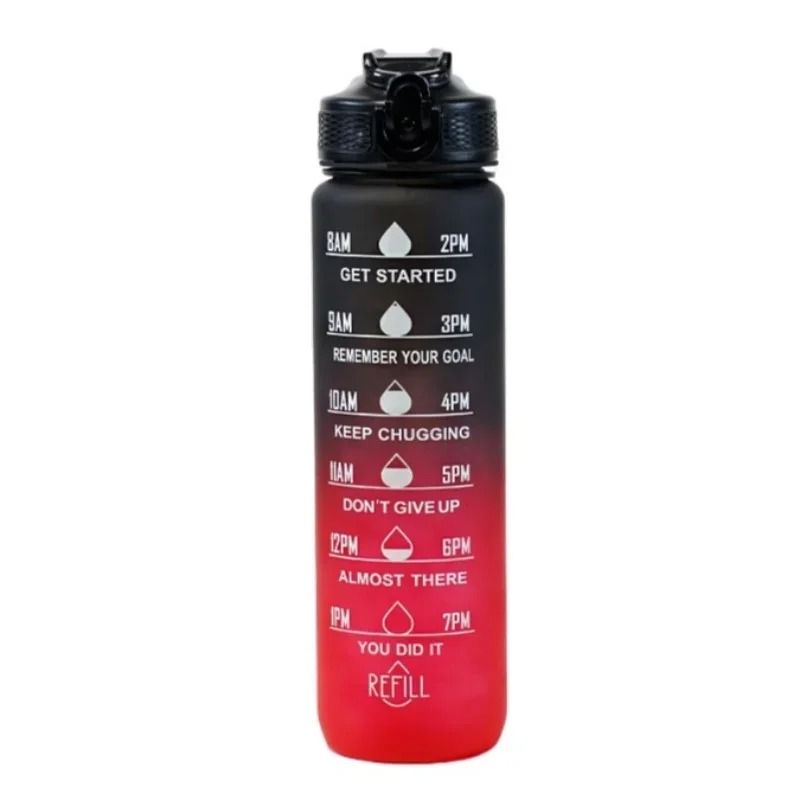 Plastic Sport Water Bottle Leakproof With Straw And Carry Handle 7