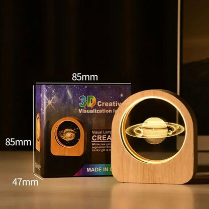 3D Crystal Glass Solar System Engraved Decoration For Desktop And Gift Giving 3