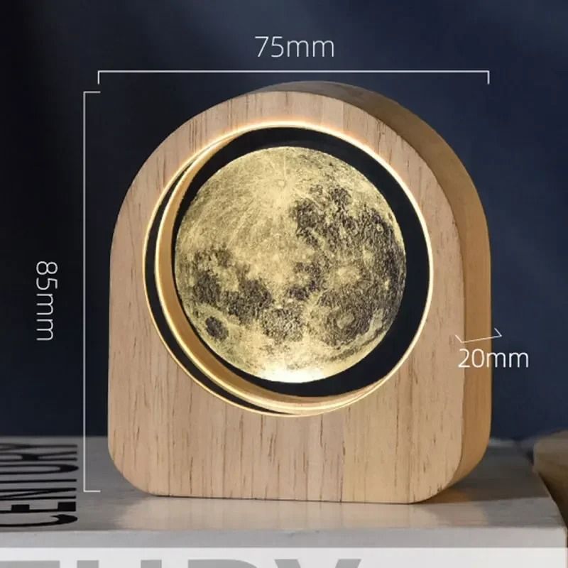 3D Crystal Glass Solar System Engraved Decoration For Desktop And Gift Giving 4