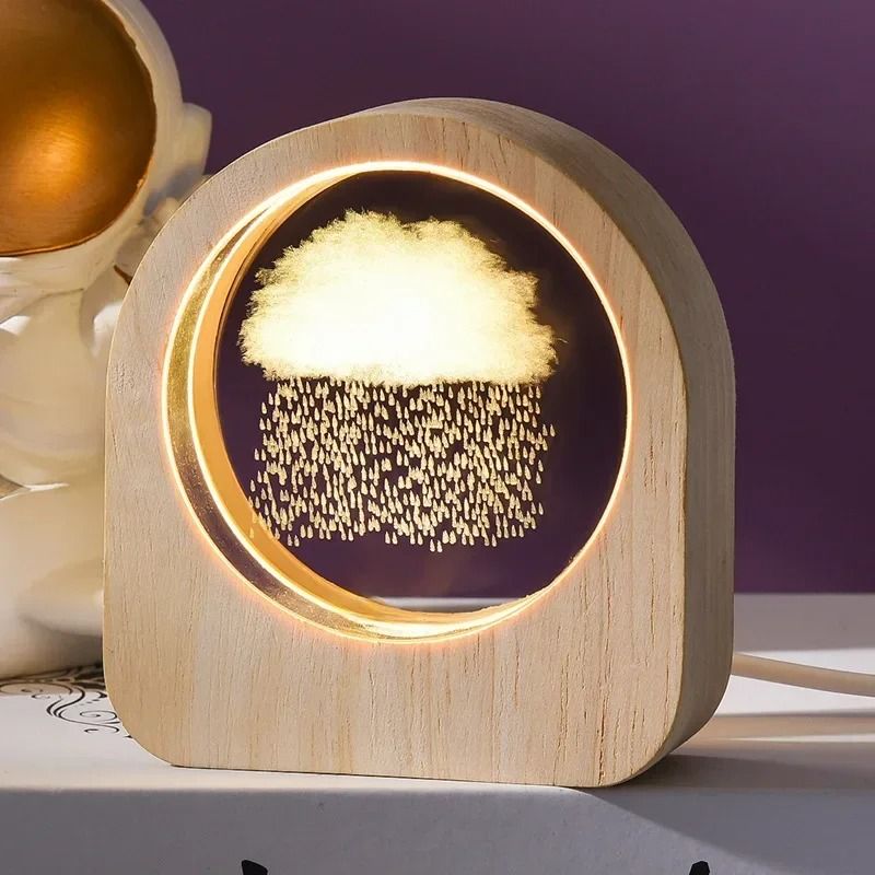 3D Crystal Glass Solar System Engraved Decoration For Desktop And Gift Giving 14