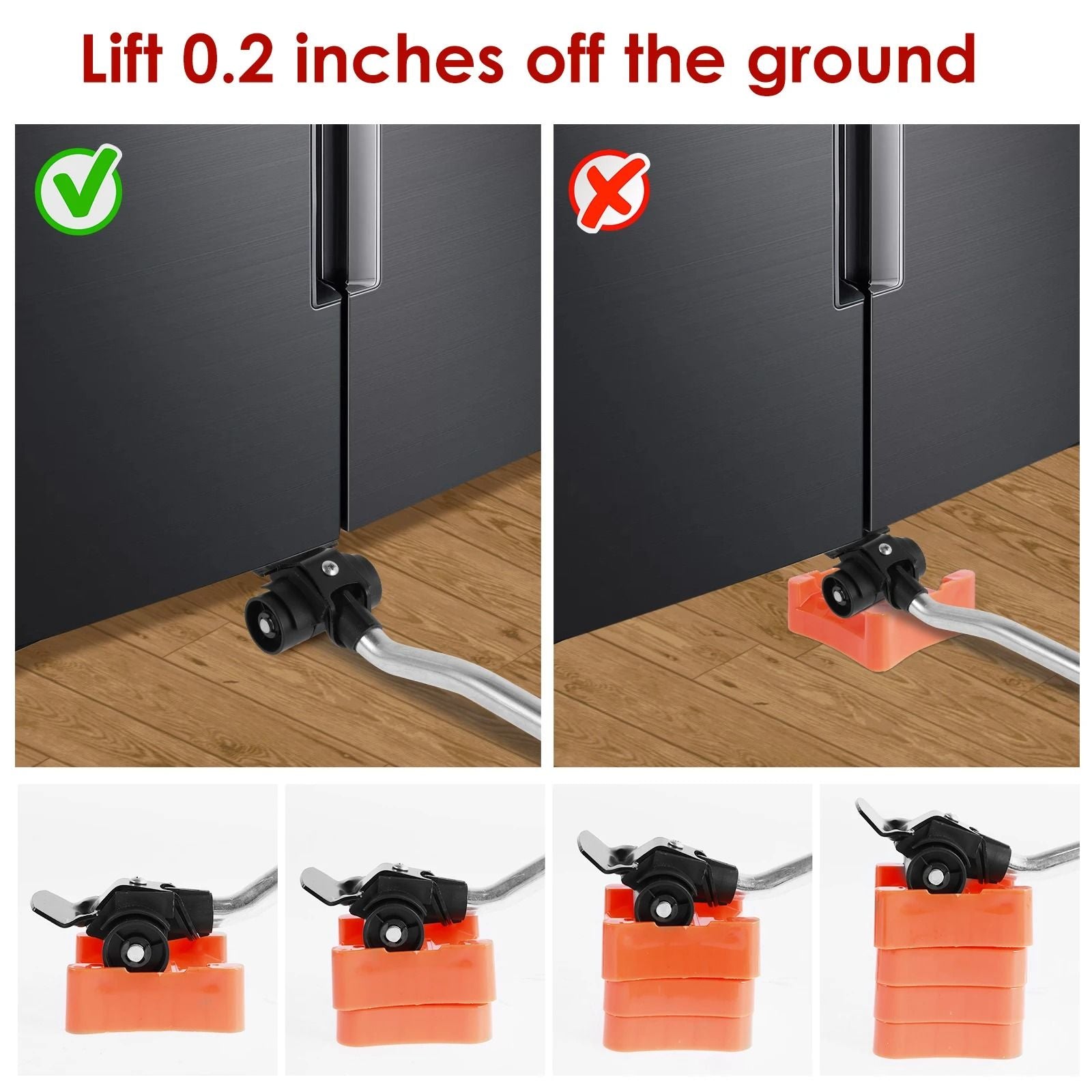 Heavy Duty Furniture Lifter And Mover Tool Set With 400KG Load Capacity 4