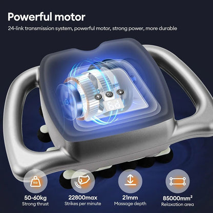 24Head Massage Gun With 99 Strength Levels For Deep Tissue Muscle Relief 4