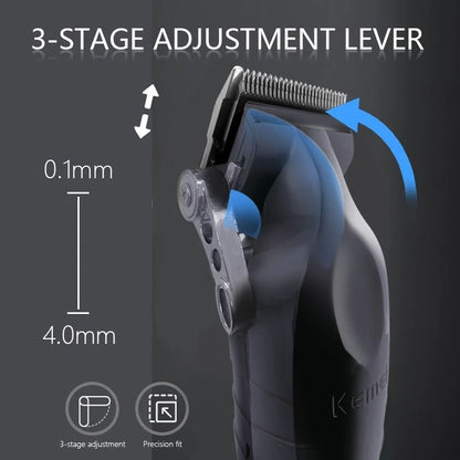 Professional Cordless Hair Trimmer Kit With Clipper Trimmer And Foil Shaver 1