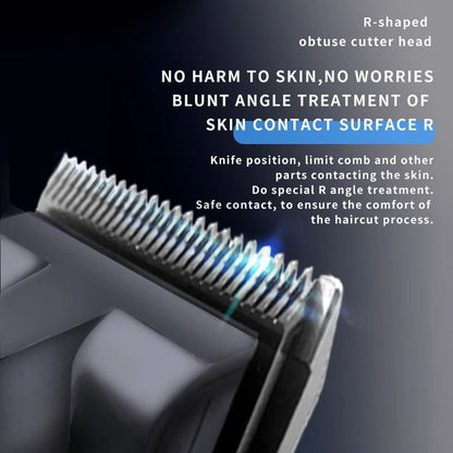 Professional Cordless Hair Trimmer Kit With Clipper Trimmer And Foil Shaver 2