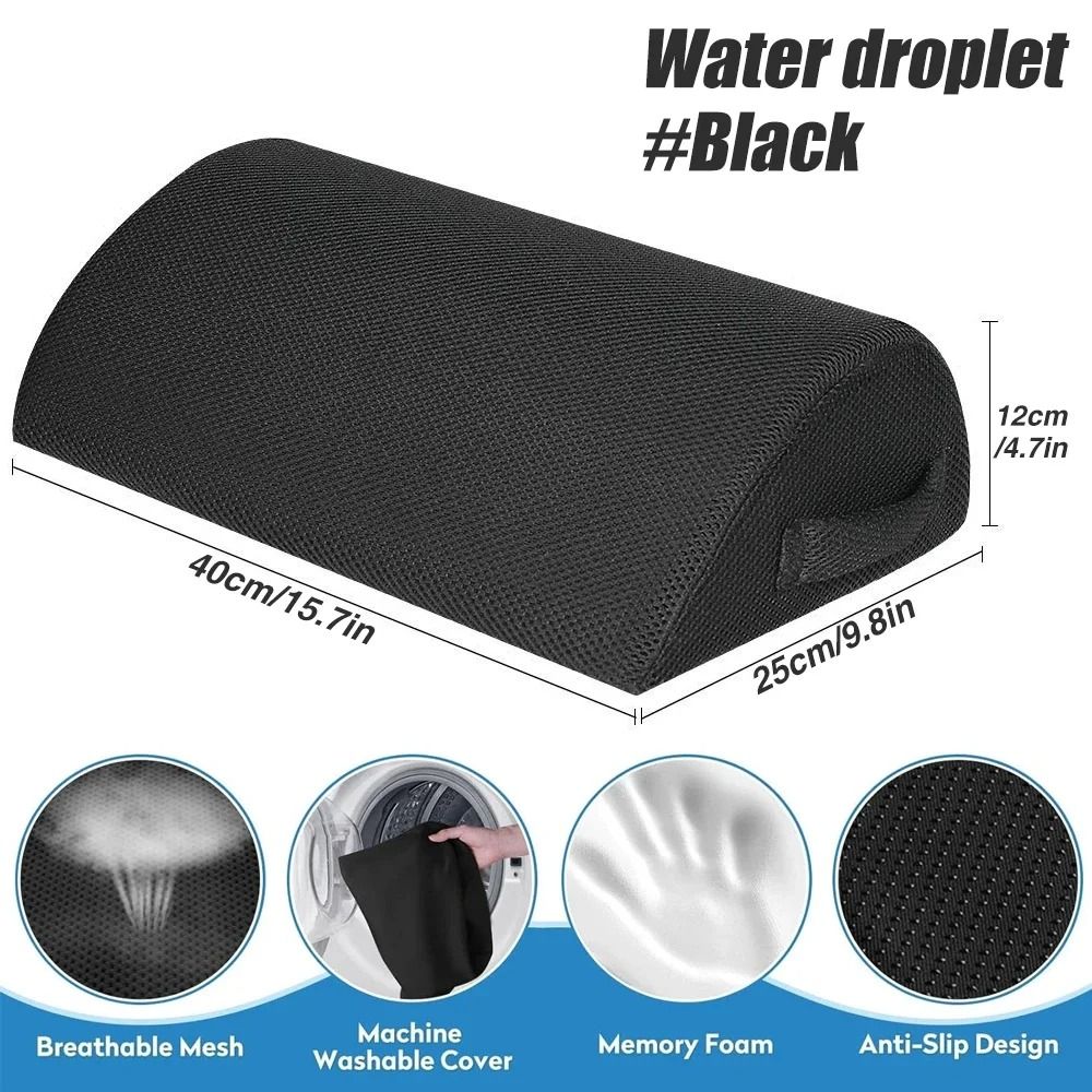 Memory Foam Foot Rest For Under Desk With Washable Cover 9
