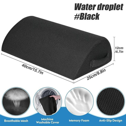 Memory Foam Foot Rest For Under Desk With Washable Cover 9