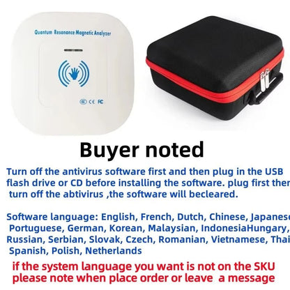 Portable Quantum Resonance Health Analyzer With USB Software Support 2