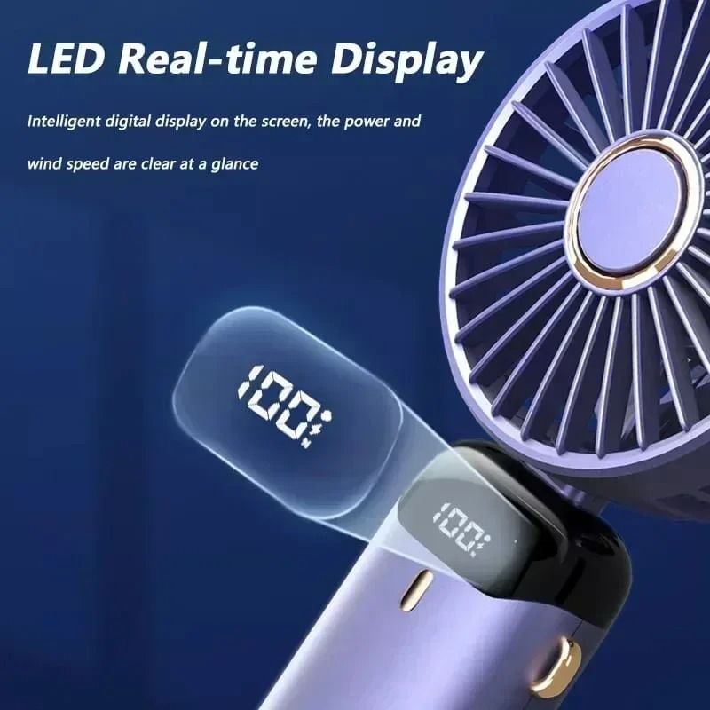Rechargeable Portable Neck Fan With Mini Air Conditioner Cooling 1