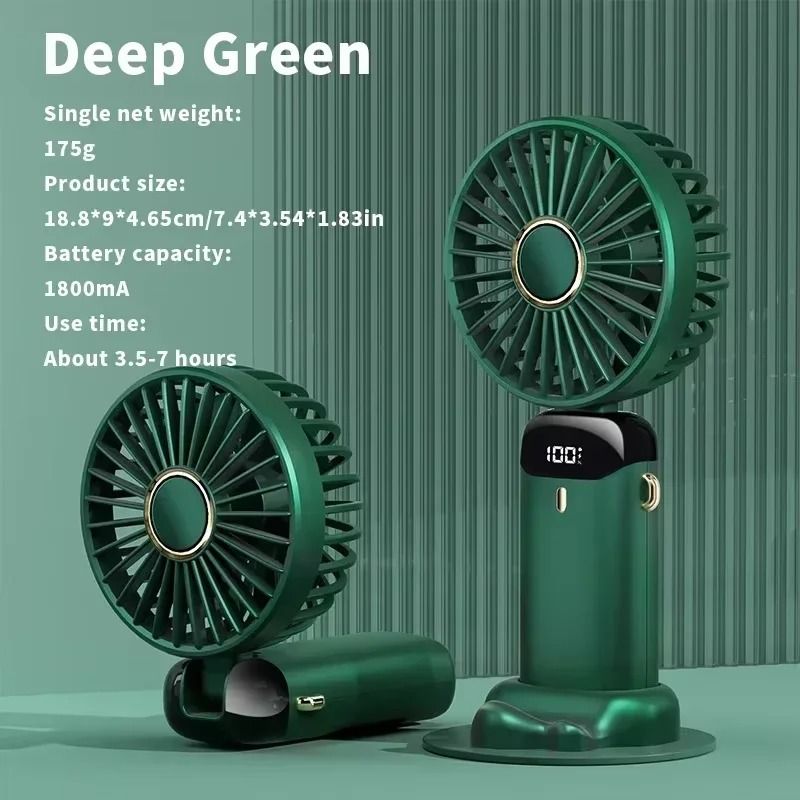 Rechargeable Portable Neck Fan With Mini Air Conditioner Cooling 11