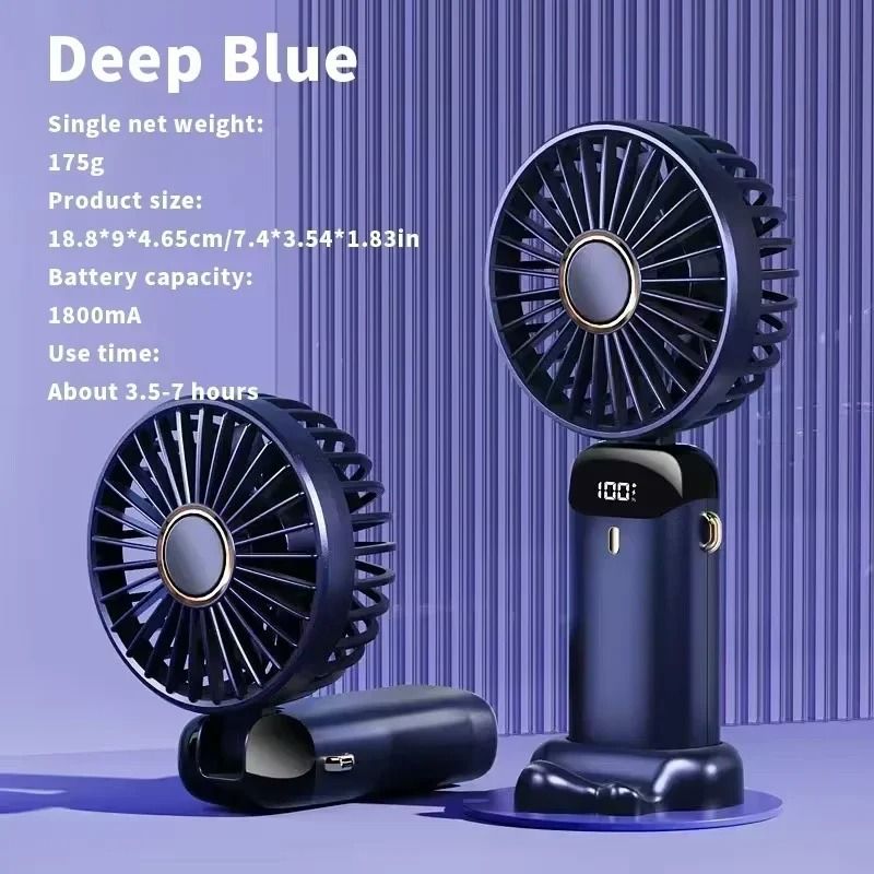 Rechargeable Portable Neck Fan With Mini Air Conditioner Cooling 14