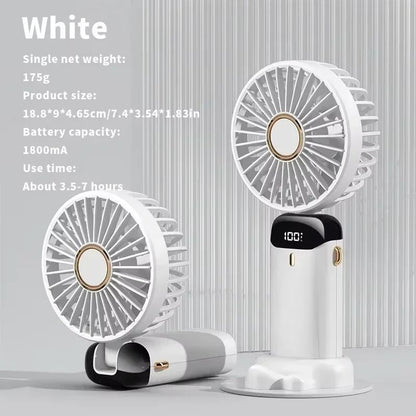 Rechargeable Portable Neck Fan With Mini Air Conditioner Cooling 15