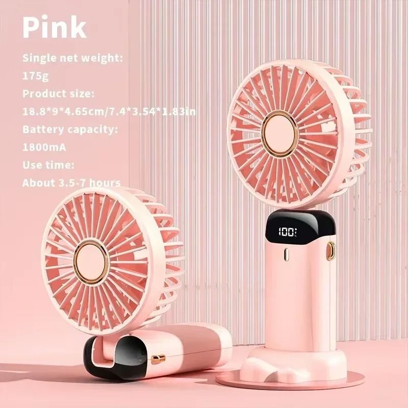 Rechargeable Portable Neck Fan With Mini Air Conditioner Cooling 19