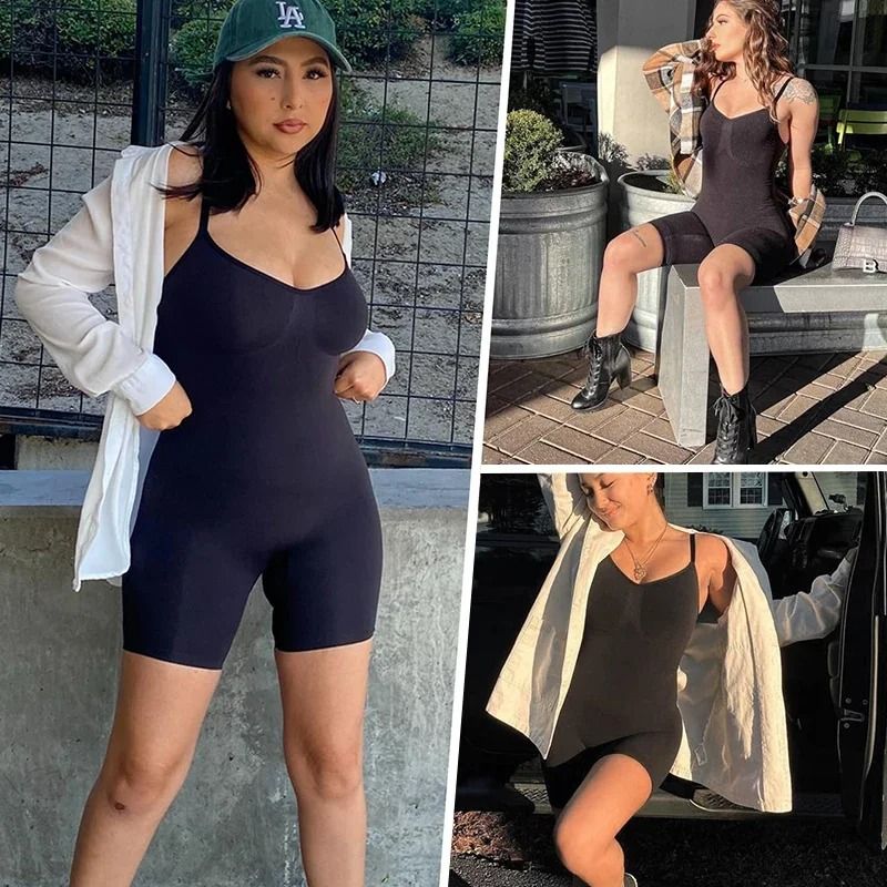 Women Bodysuit Shapewear Tummy Control Butt Lifter With Shorts 1
