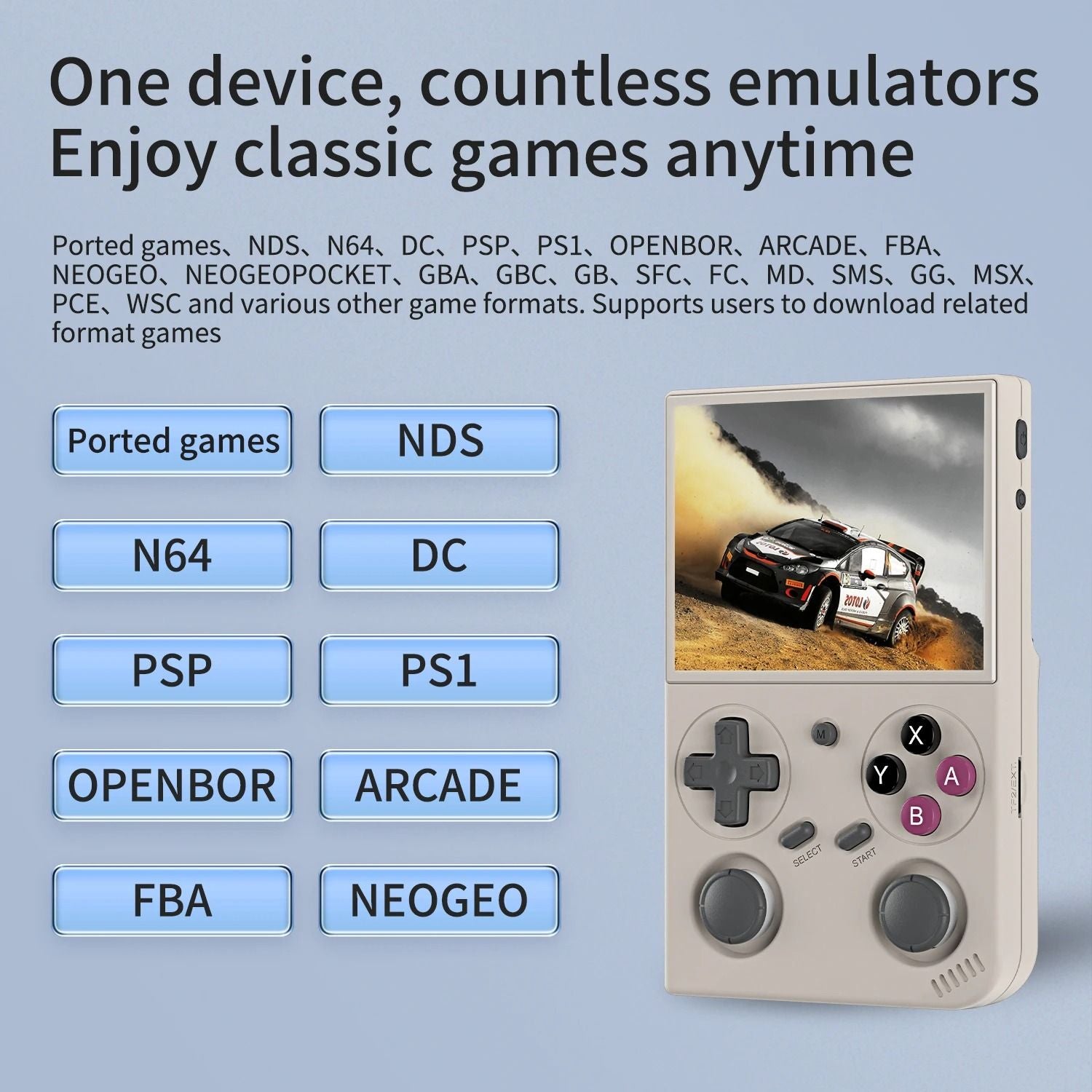 Portable Retro Gaming Console With IPS Screen And Dual Joystick 1