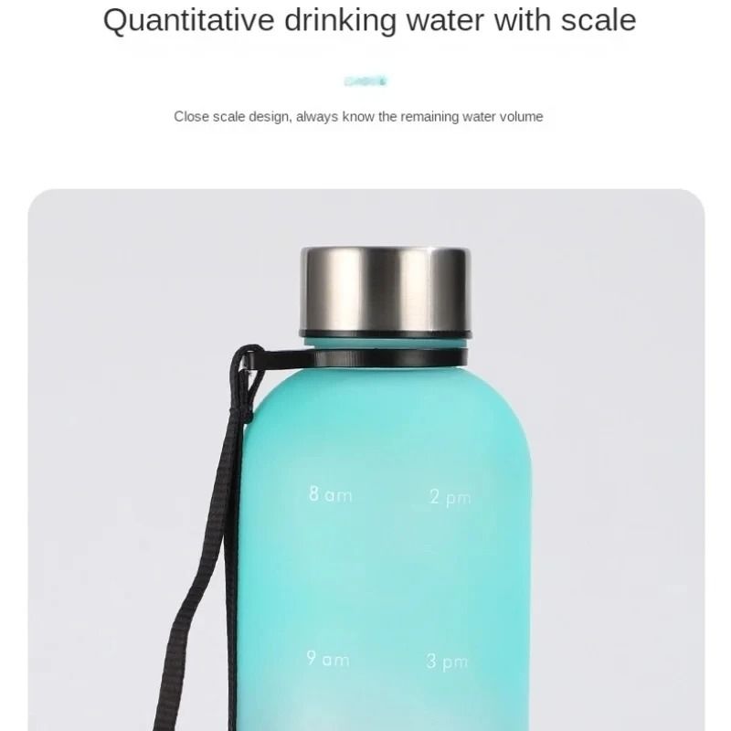 1 L Water Bottle With Time Marker Motivational Sports Bottle 3