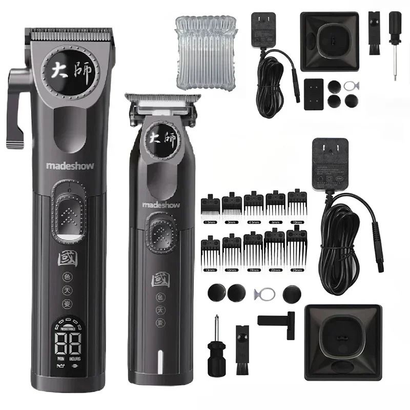 Professional Cordless Hair Clipper Set With Multiple Kit Options 6