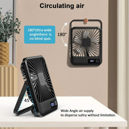 Portable USB Rechargeable Desk Fan With Adjustable Speeds 1