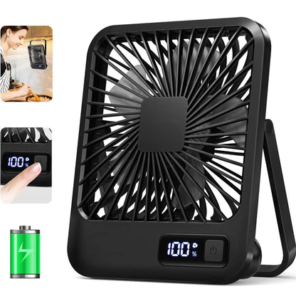 Portable USB Rechargeable Desk Fan With Adjustable Speeds 7