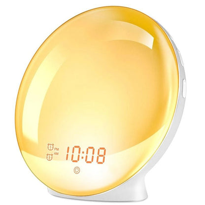 Wake Up Light Alarm Clock with Sunrise and Sunset Simulation